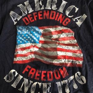 American flag sleeveless